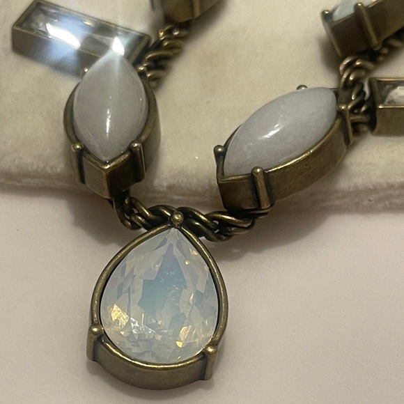 Silpada KRN0016 Crystal Clear Moonstone Necklace EUC - Picture 3 of 5